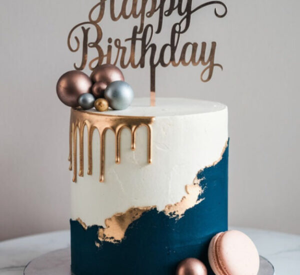 Elegant 40th & 50th Birthday Cake Ideas for Men